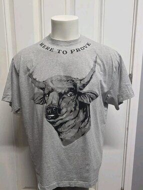Zach Bryan Here To Prove Tour Shirt 2023 - Mens Official Concert T-Shirt  Large